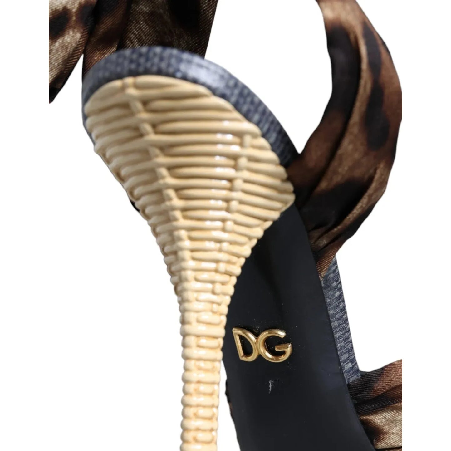 Dolce & Gabbana Brown Leopard Keira Heels Sandals Shoes LA11497-37