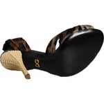 Dolce & Gabbana Brown Leopard Keira Heels Sandals Shoes LA11497-37