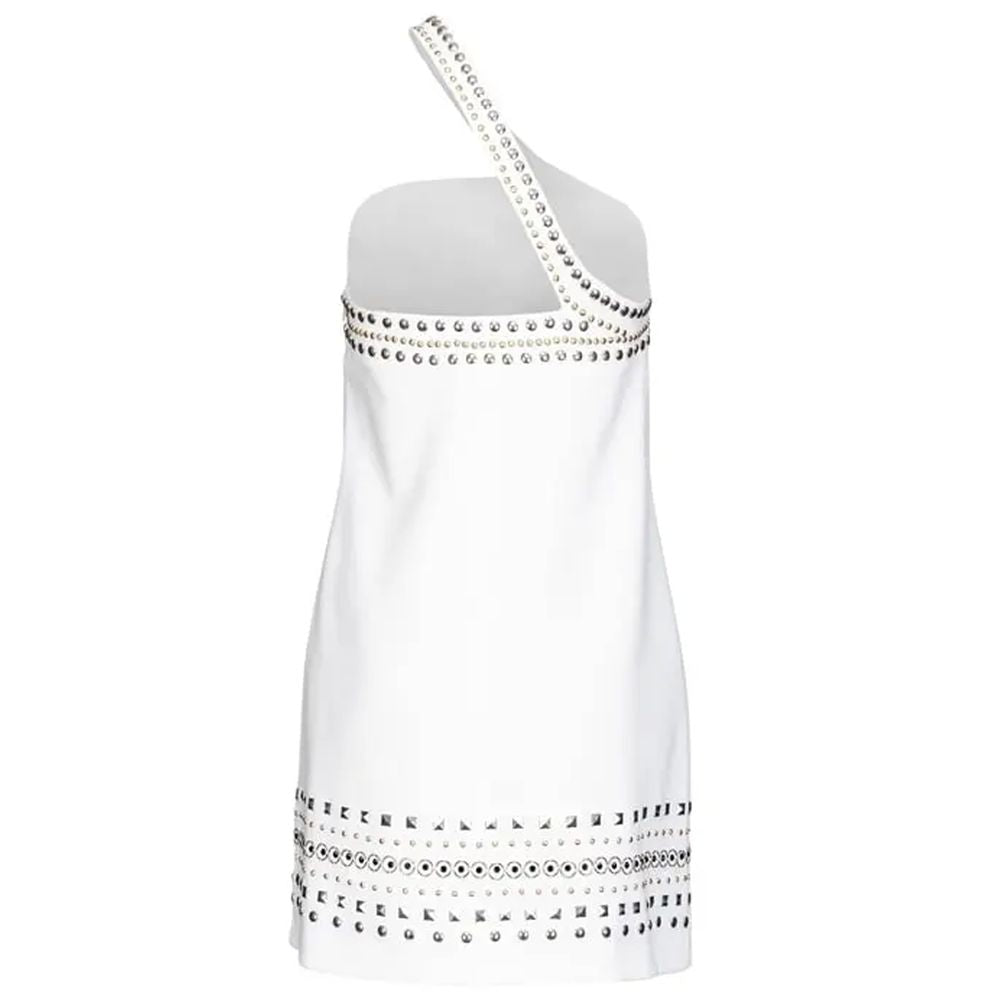 PINKO White Polyester Dress PI-14257-IT38|XS