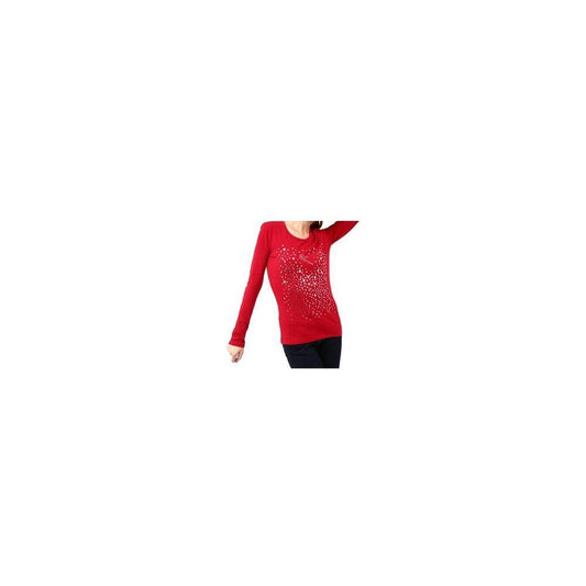 Montana Blu Red Cotton Women T-Shirt