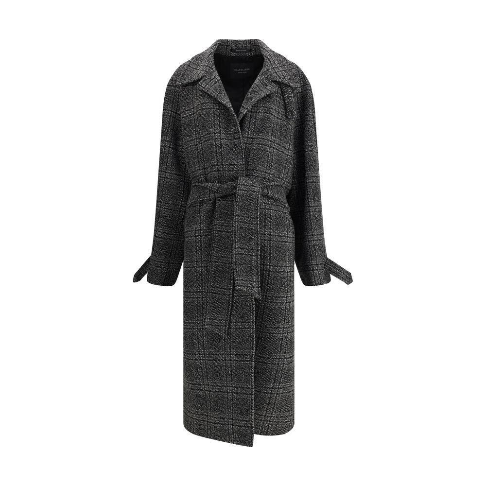 Balenciaga Check long Coat BA-838934TSU201269-3