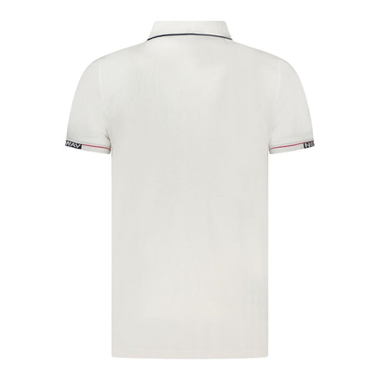 Norway 1963 White Cotton Men Polo Shirt NO-38971-XL