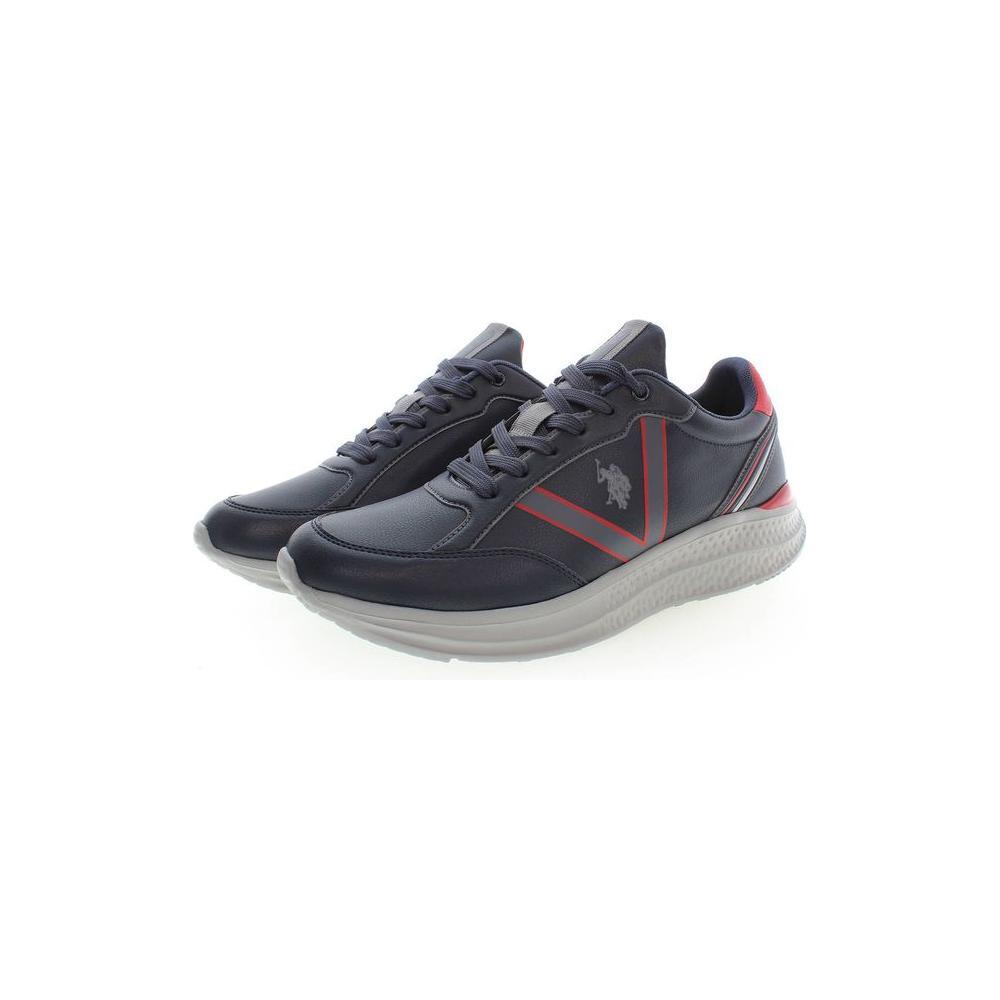 U.S. POLO ASSN. Blue Polyester Sneaker
