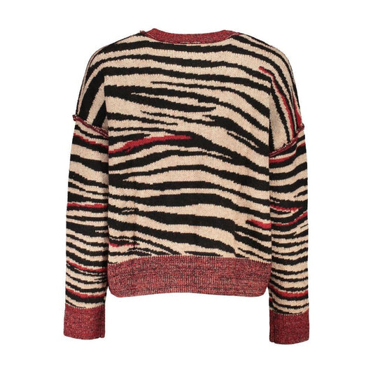 Desigual Red Fabric Sweater DE-24891-S
