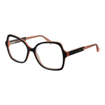Guess Black Women Glasses Frame, acetate full-rim butterfly style with demo plastic lenses, includes branded case, spring hinge, 140mm width.