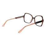 Guess Black Women Glasses Frame with full-rim acetate butterfly style, demo lenses, 55mm width, spring hinge, includes branded case.