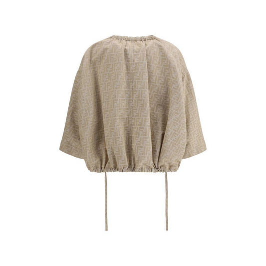 Fendi Oversize chambray Jacket FE-FLF825ASMFF1SAZ-IT40 | M