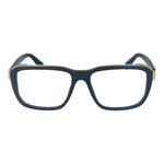 Guess Blue Men Glasses Frame, full-rim acetate, rectangle style, size 55-16-145, with demo lenses. Includes branded case.