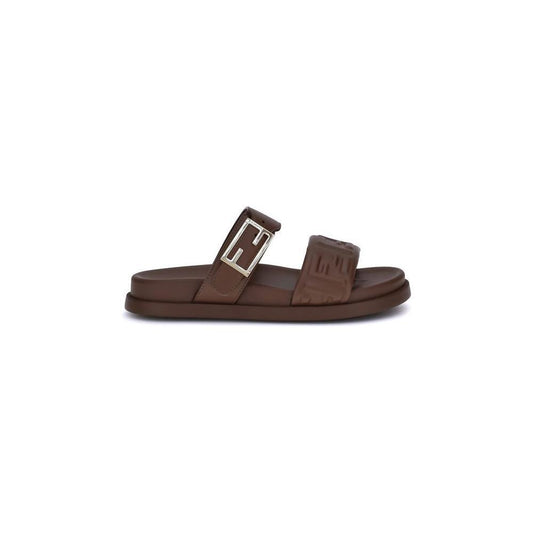 Fendi Logoed Sandals FE-8X8710ABOHF0JLK-EU36/US6