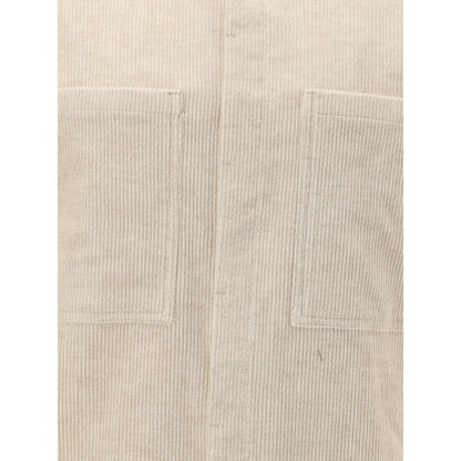 Rick Owens Cream Cotton Shirt