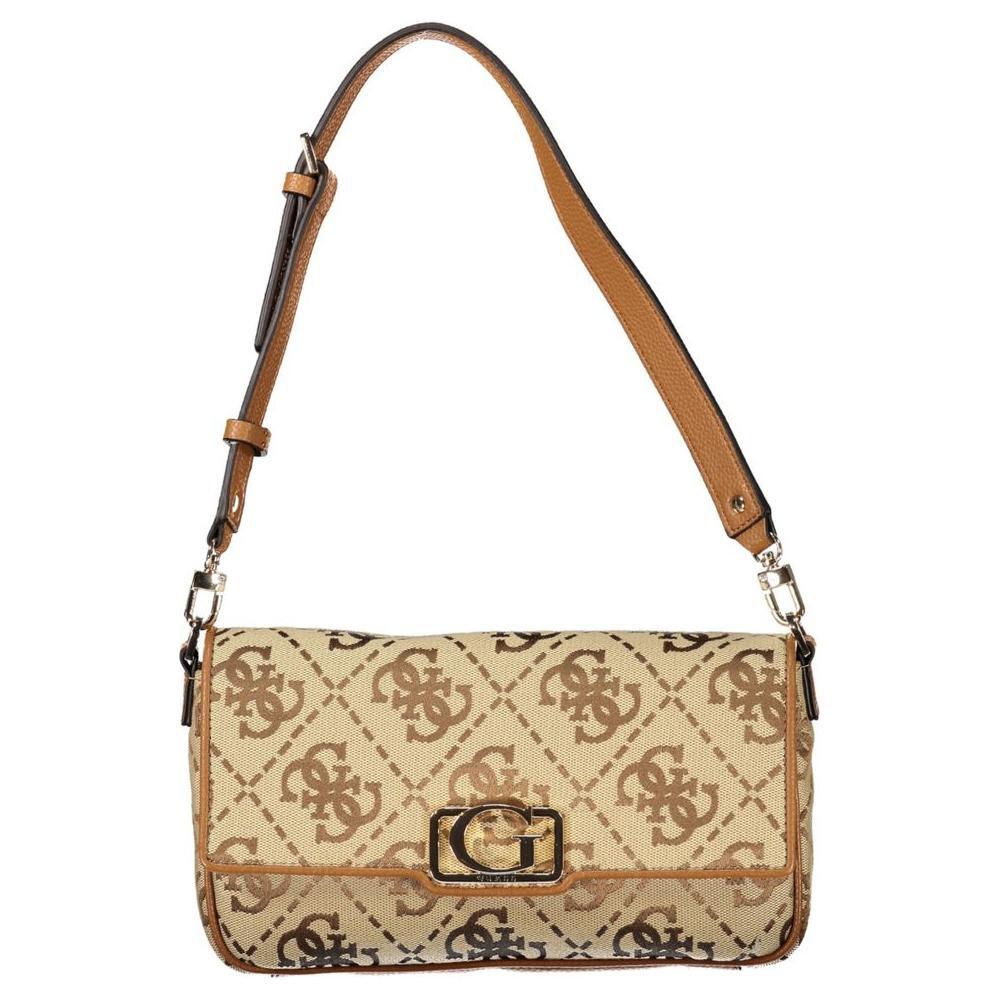 Guess Jeans Beige Polyester Women Handbag GU-39111