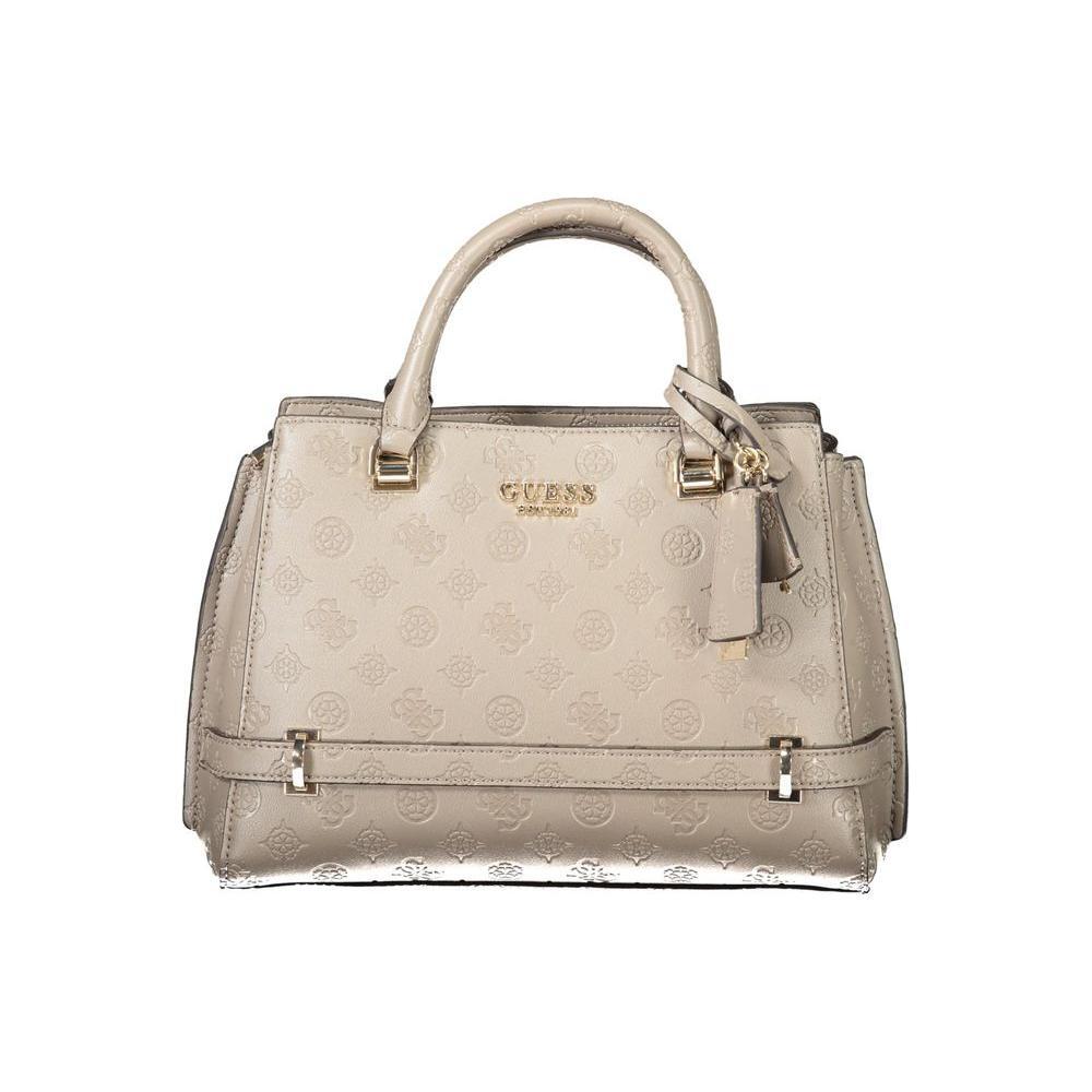 Front view with bag zipped and handles upright.