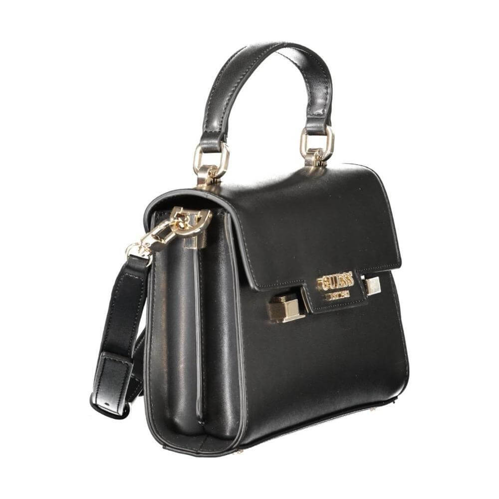 Front view with bag zipped and handles upright.