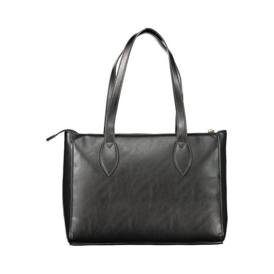Mario Valentino Black Polyethylene Women Handbag