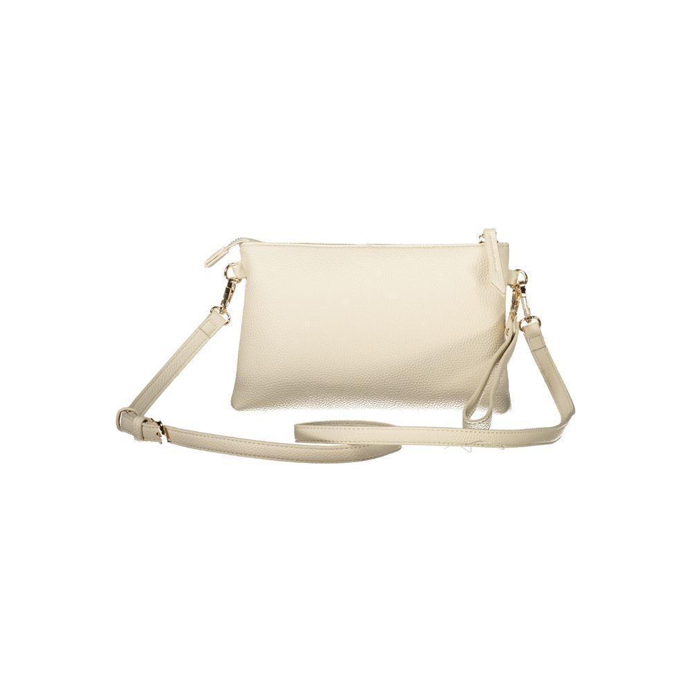 Front view with bag zipped and handles upright.
