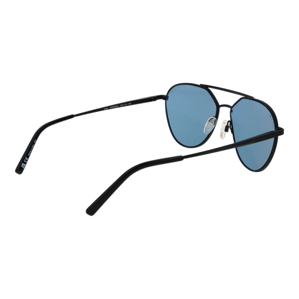 Serengeti Black Plastic Sunglasses