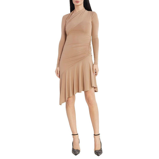 PINKO Beige Viscose Dress PI-15764-XS
