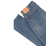 Acne Studios Blå Konst Climb Mid Blue Cotton Denim Jeans AC-8846134902996-W27