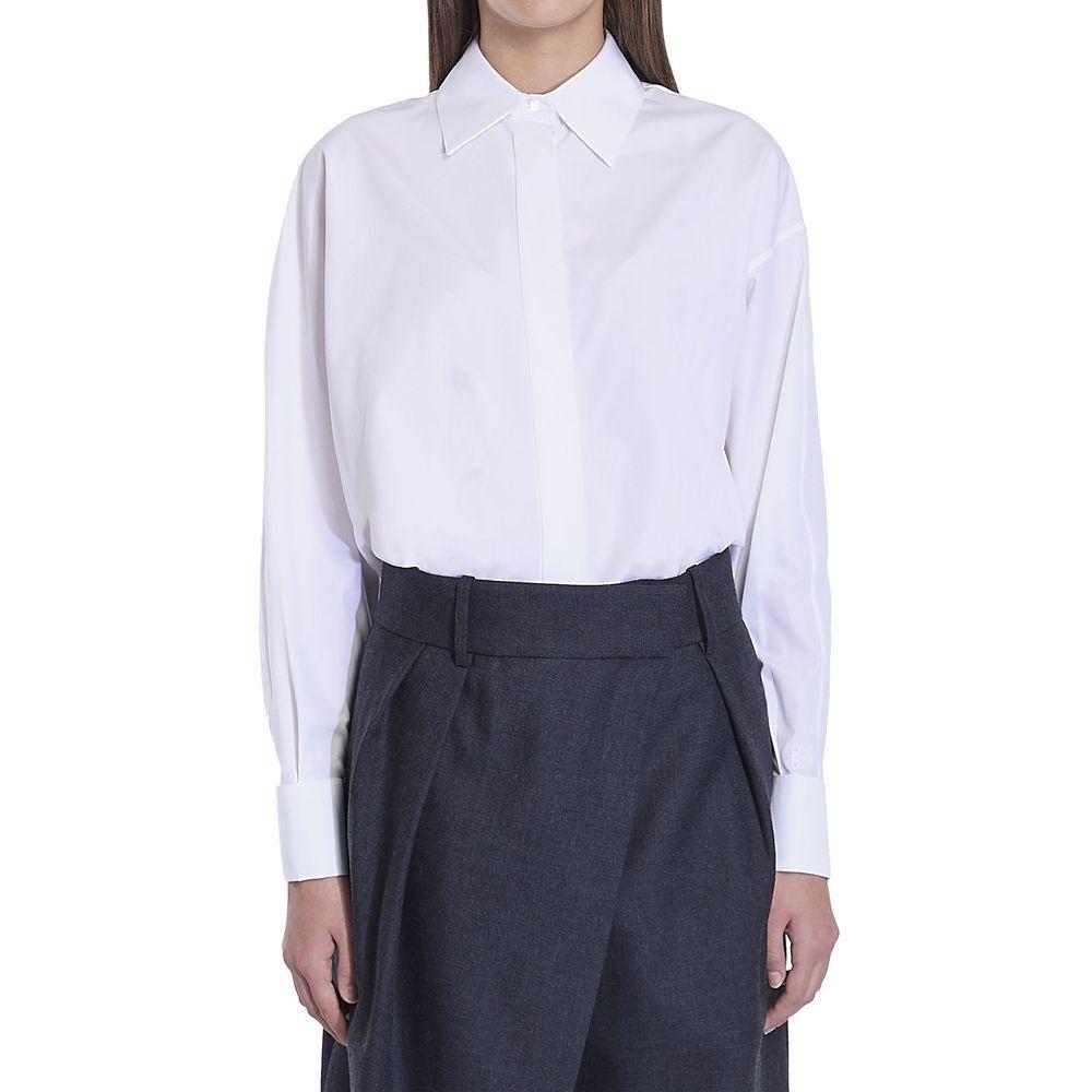 Loewe Draped Cotton Shirt LO-8848337305812-38