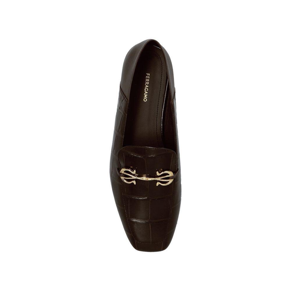 Salvatore Ferragamo Louis Leather Lofaers SA-8850332319956-EU37/US7
