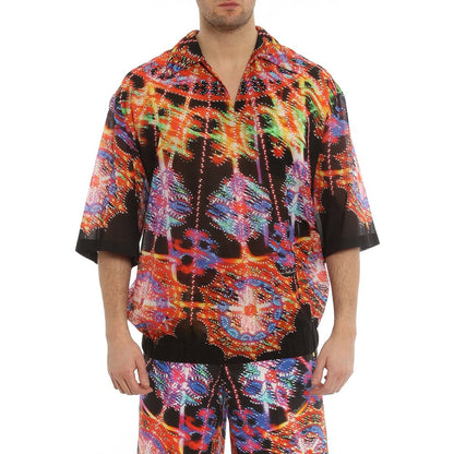 Dolce & Gabbana Black Cotton Pattern Shirt