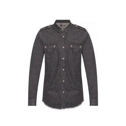 Balmain Cotton Denim Shirt