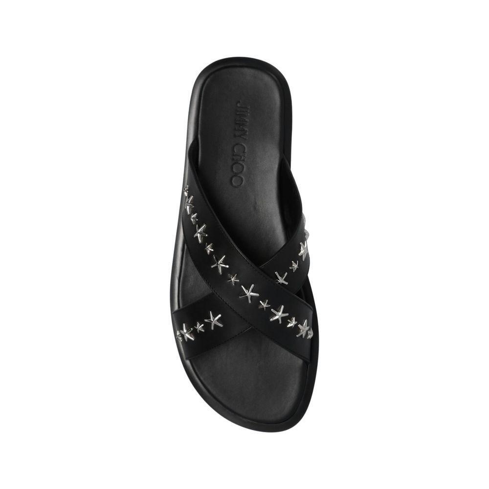 Jimmy Choo Palmo Leather Sandals JI-8736443367636-EU41/US8