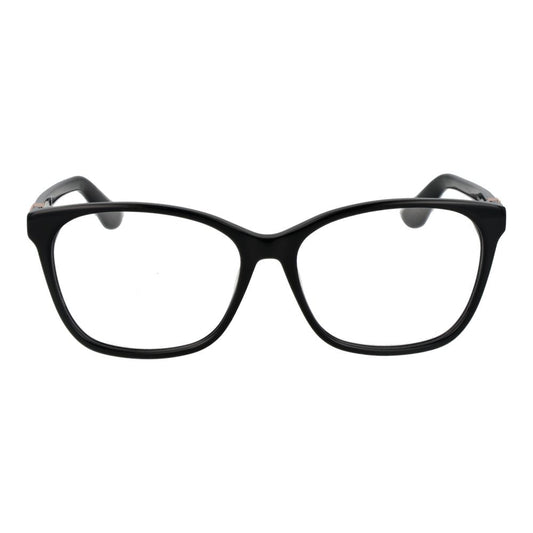 Guess Black Women Glasses Frame full-rim acetate rectangle style with demo lenses.