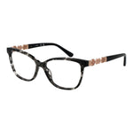 Guess Black Women Glasses Frame in full-rim style featuring black acetate material and rectangular design with demo lenses.
