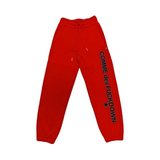 Comme Des Fuckdown Red Cotton Jeans & Pant CO-9607-M