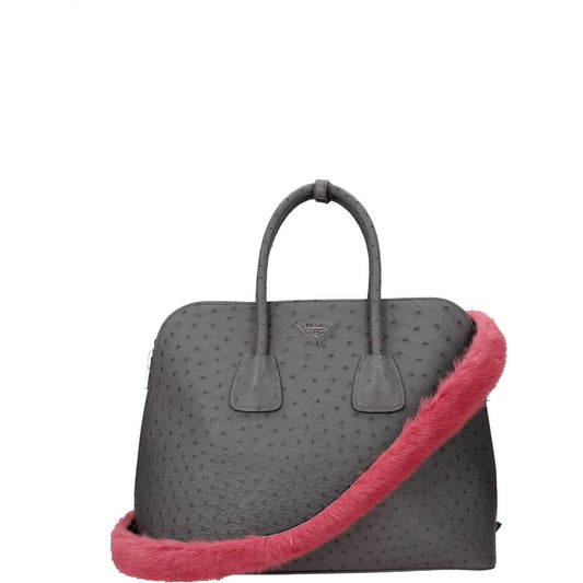 Prada Pink Fur Shoulder Bags PR8547140010249BT