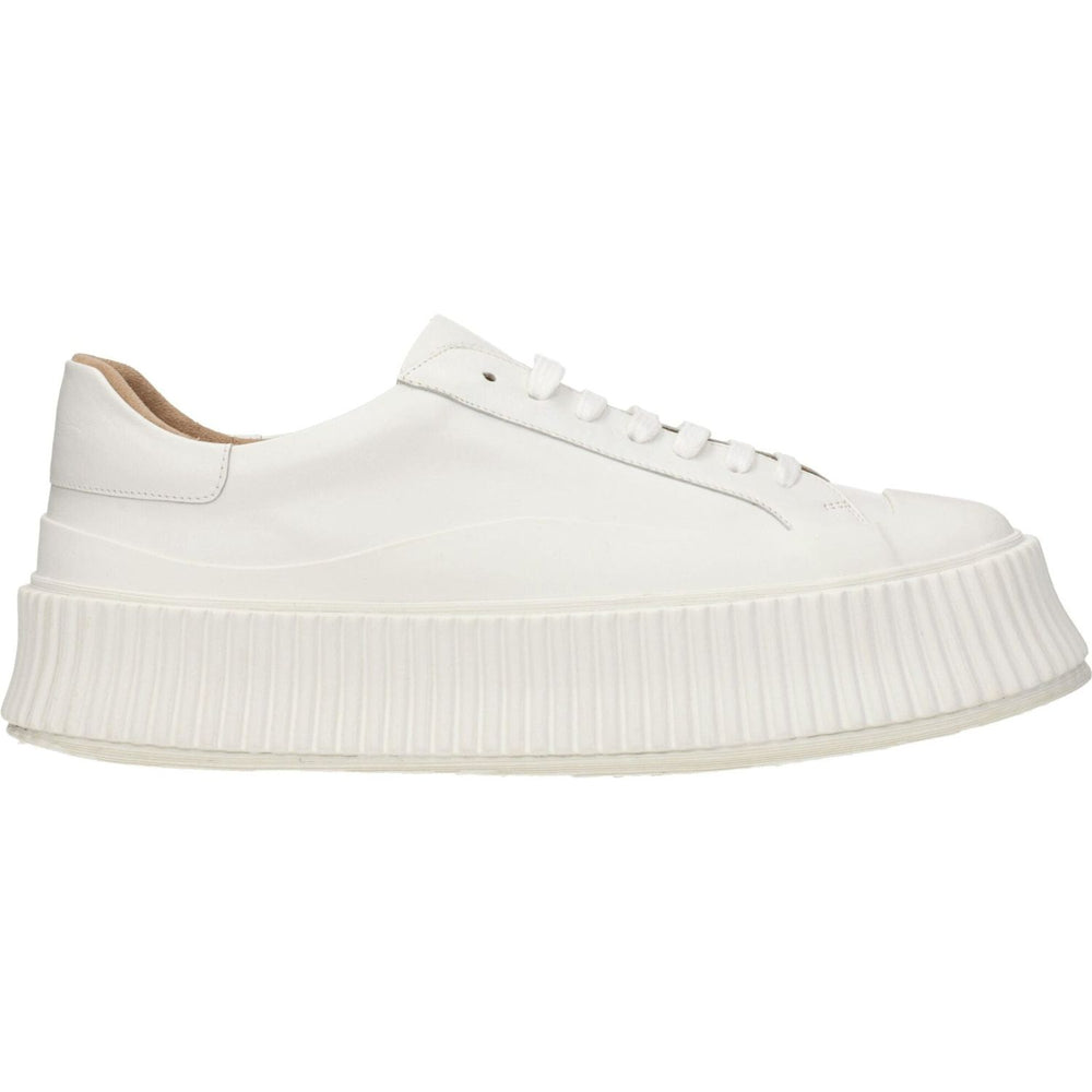 Jil Sander White Leather Platform Sneakers JI-8547243163913-EU39/US9