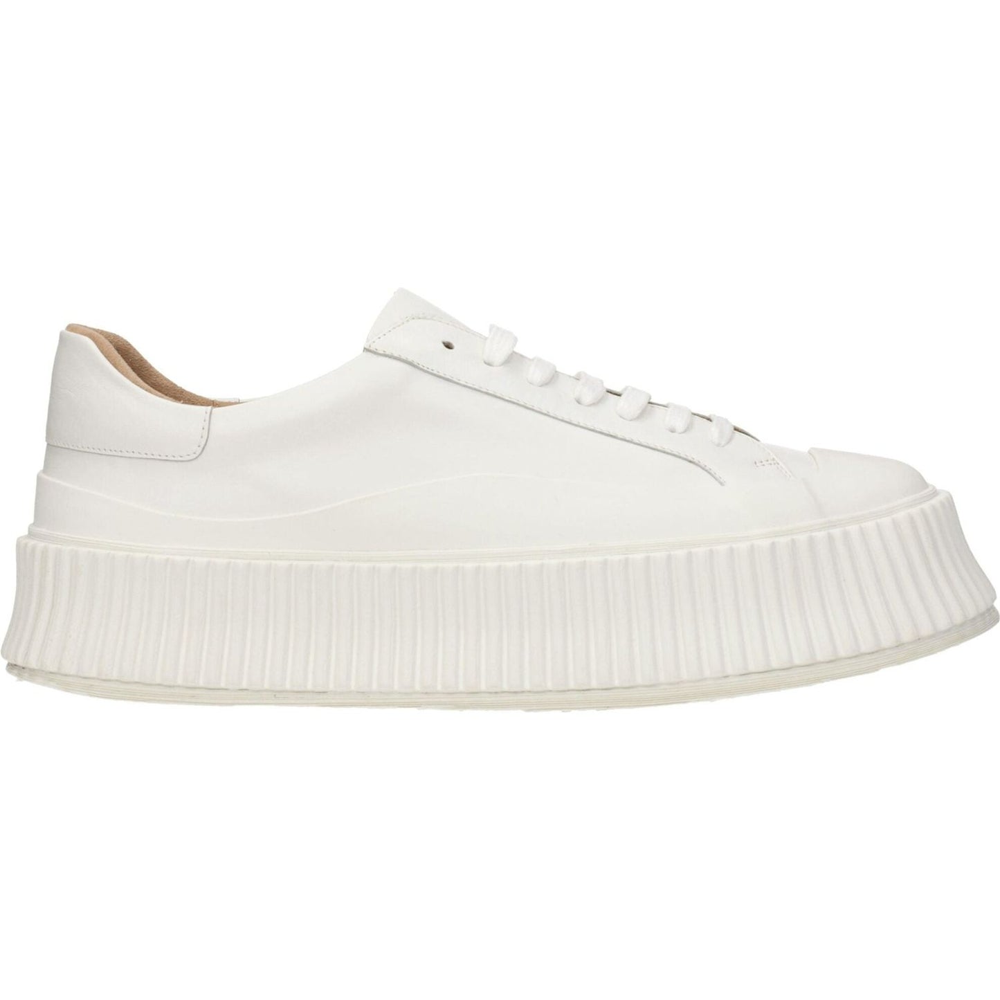 Jil Sander White Leather Platform Sneakers JI-8547243163913-EU39/US9