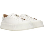 Jil Sander White Leather Platform Sneakers JI-8547243163913-EU39/US9