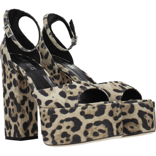 Paris Texas Beige Leather Platforms PA-8547244507401-EU38/US8