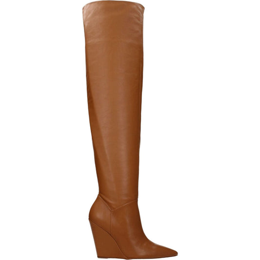 Stuart Weitzman Brown Leather Over The Knee ST-8547257909513-EU36/US6