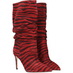 Paris Texas Red Leather Ankle Boots PA-8547255222537-EU36/US6