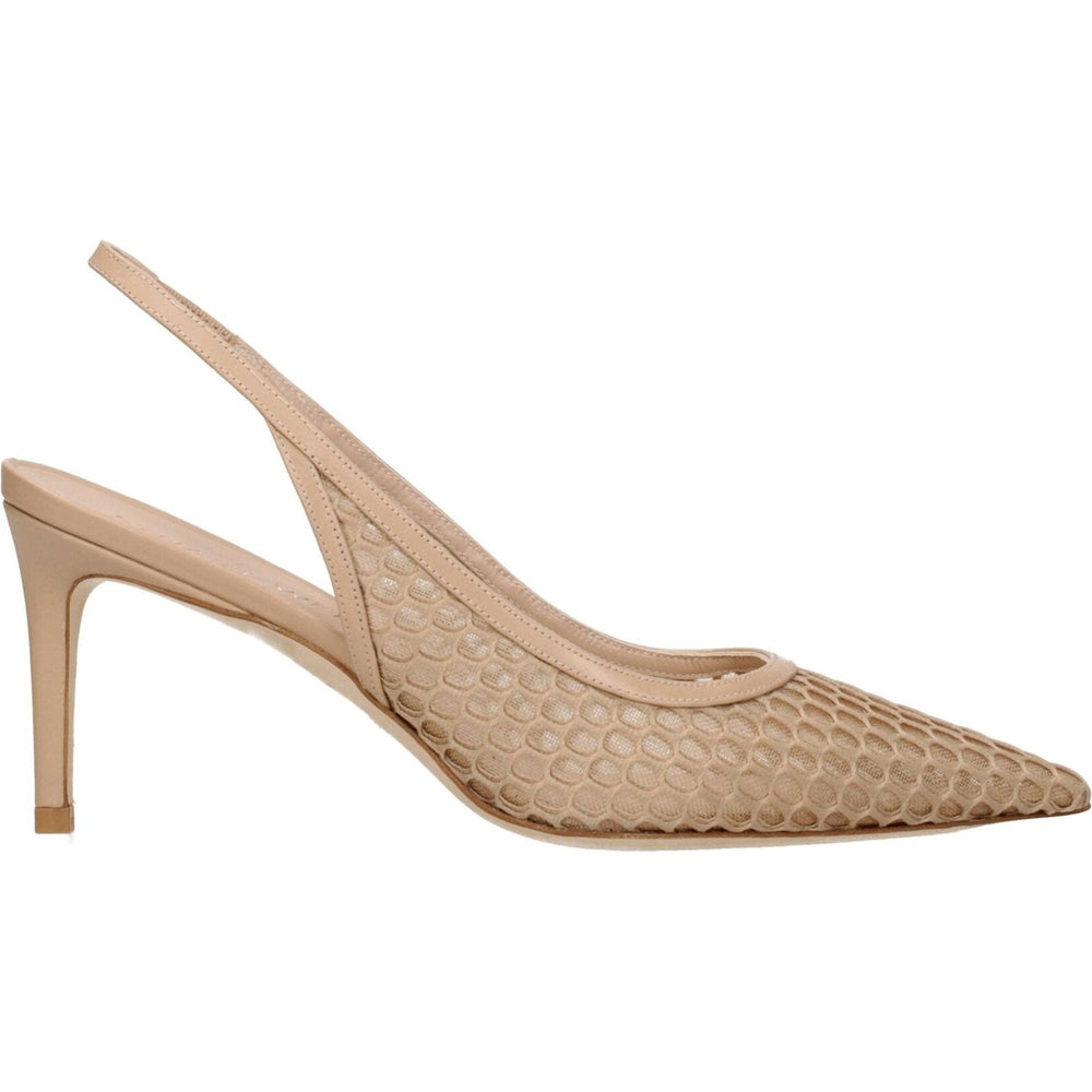 Stuart Weitzman Beige Leather High Heel Pumps ST-8547313746185-EU37/US7