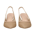 Stuart Weitzman Beige Leather High Heel Pumps ST-8547313746185-EU37/US7