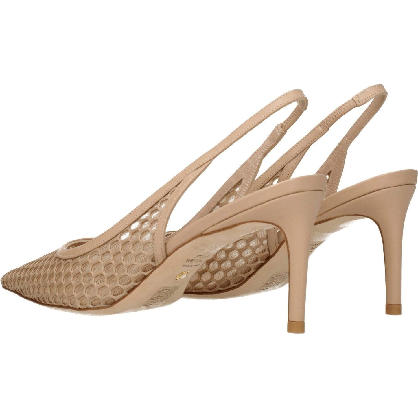 Stuart Weitzman Beige Leather High Heel Pumps ST-8547313746185-EU37/US7