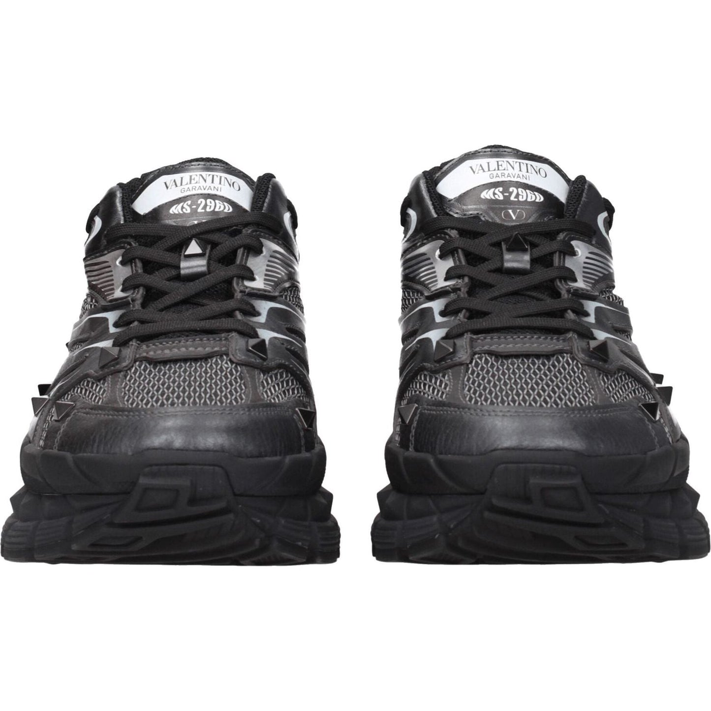 Valentino Garavani Black Fabric Athletic Sneakers VA-8547319251209-EU40/US7