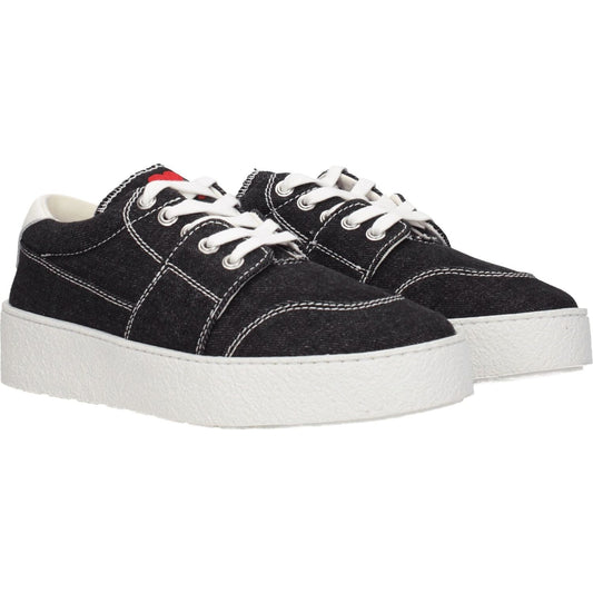 Ami Paris Black Fabric Low Tops AM-8547335241993-EU40/US7