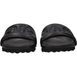 Off-White Black Leather Slippers Sandals OF-8547345727753-EU39/US6