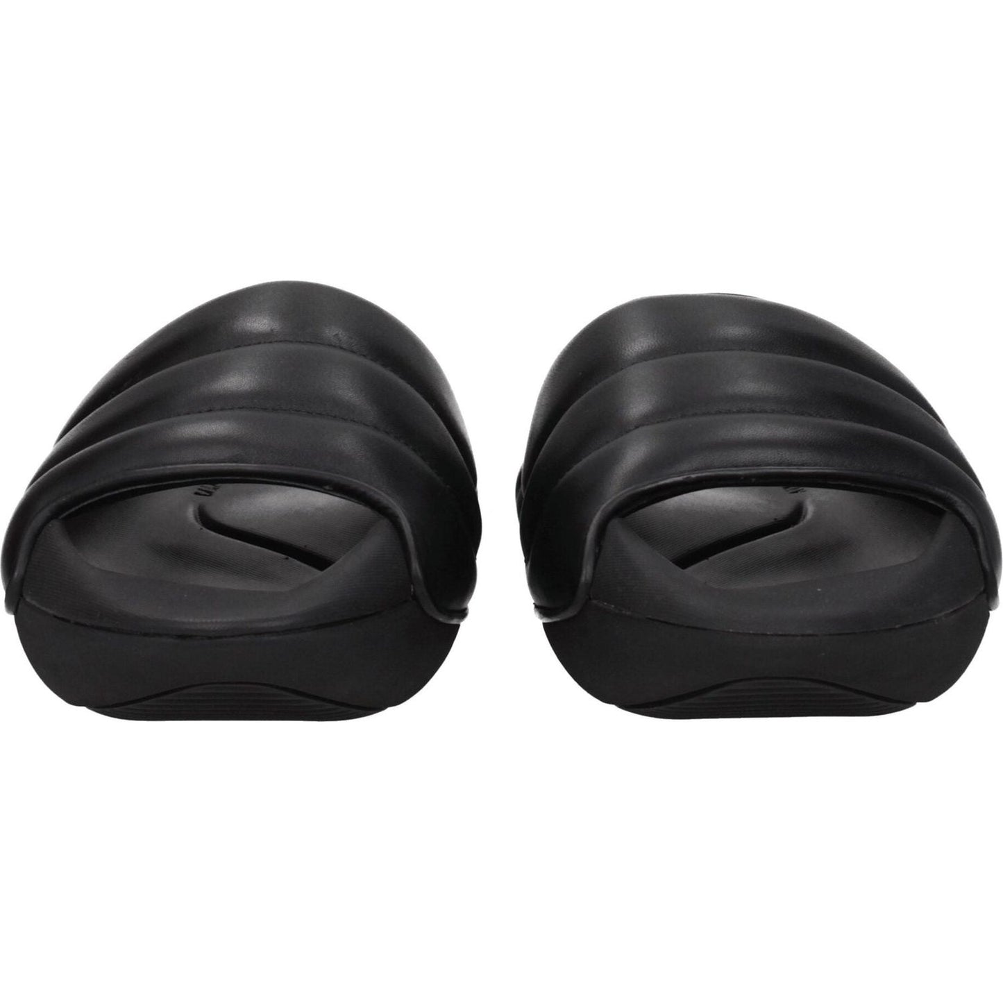 Balmain Black Leather Slippers Sandals BA-8547345891593-EU40/US7