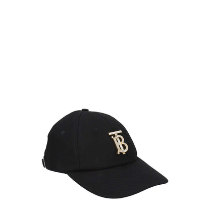 Burberry Black Cotton Cap (Baseball Hat)