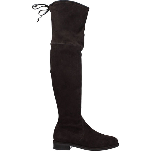 Stuart Weitzman Brown Leather Over The Knee ST-8547426140425-EU35.5/US5.5