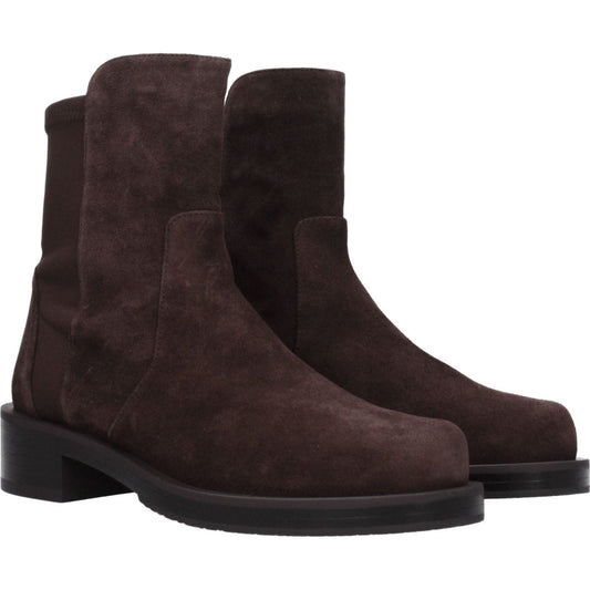 Stuart Weitzman Brown Leather Ankle Boots ST-8547425747209-EU36/US6