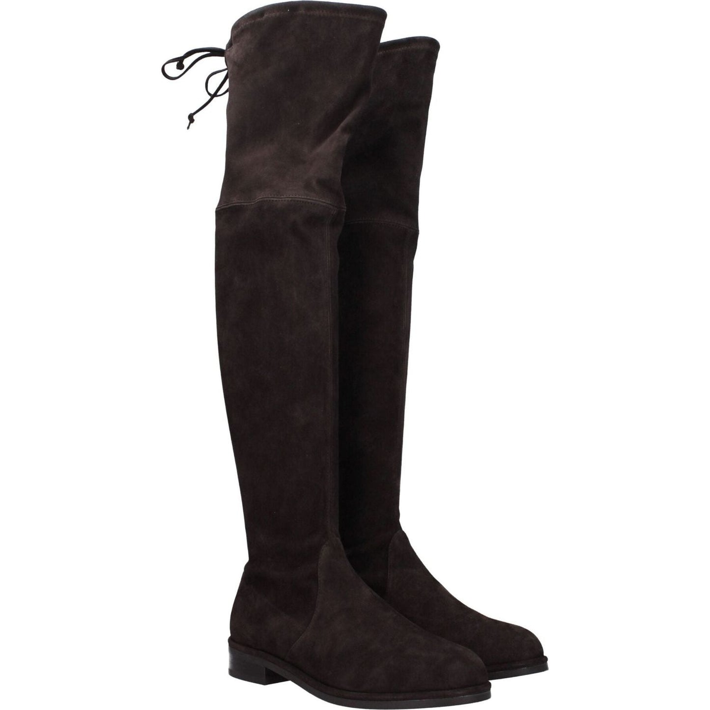 Stuart Weitzman Brown Leather Over The Knee ST-8547426140425-EU35.5/US5.5
