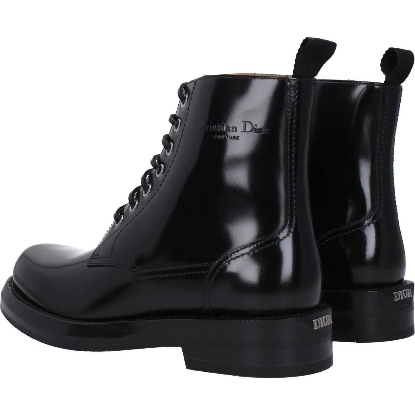 Christian Dior Black Leather Ankle Boots CH-8547447996681-EU40/US7