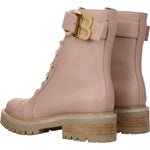 Balmain Beige Leather Ankle Boots BA-8590650507529-EU36/US6